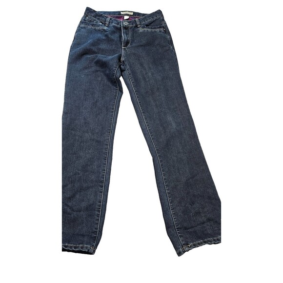 Natural Reflection Blue Dark Wash Skinny Stretch Denim Woman Jeans Size 6 - Picture 1 of 11